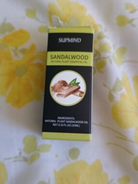 Supmind Sandalwood Body Oil - Black and Yellow Packaging NWOT